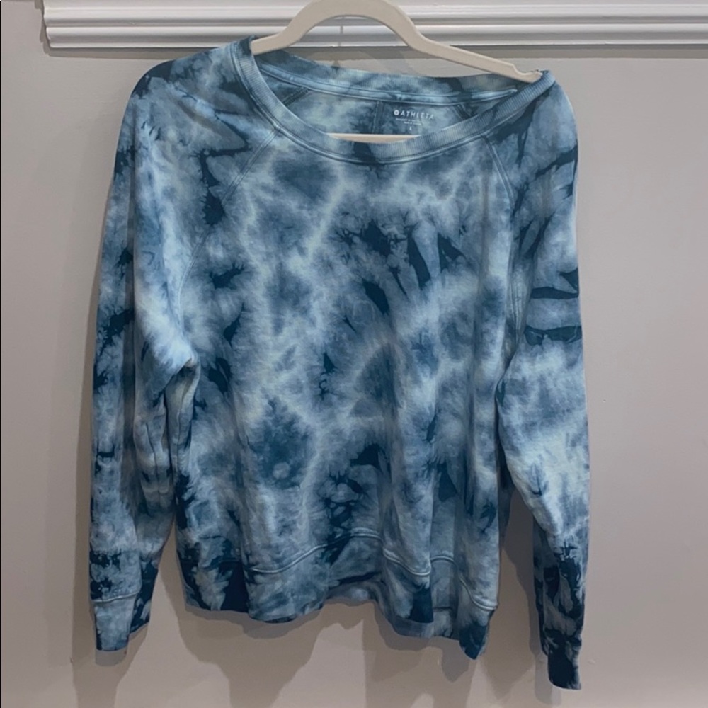 Athleta tie die sweatshirt